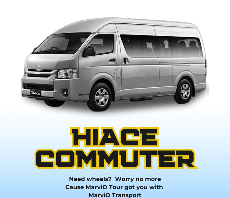 HIACE Commuter rental poster