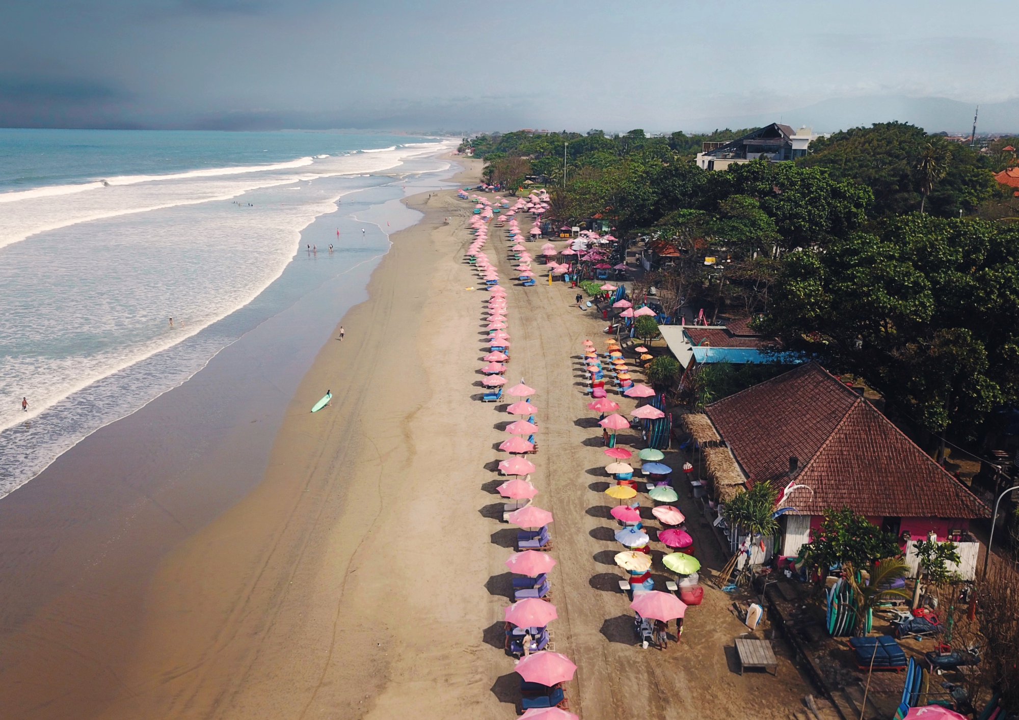 Seminyak Beach. Bali Beach. Double Six Beach.