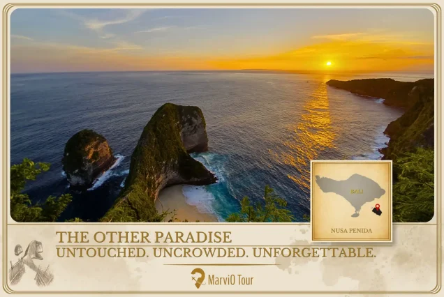 MarviO Tour Nusa Penida cover - The Other Paradise, featuring untouched landscapes, uncrowded viewpoints, and unforgettable island adventures in Bali