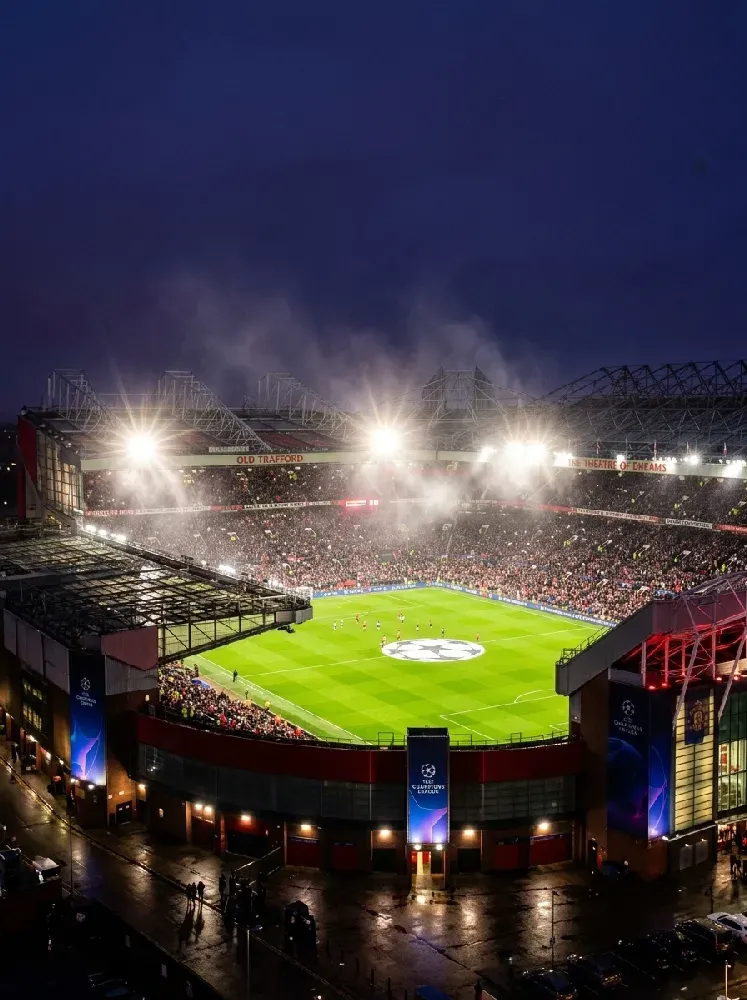 Man Utd vs Sabah FK at Old Trafford stadium during a Champions League match